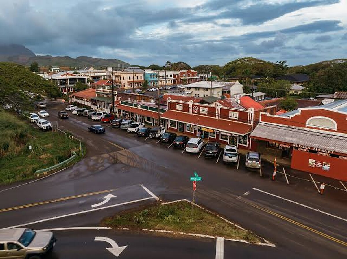 A local Kauai town